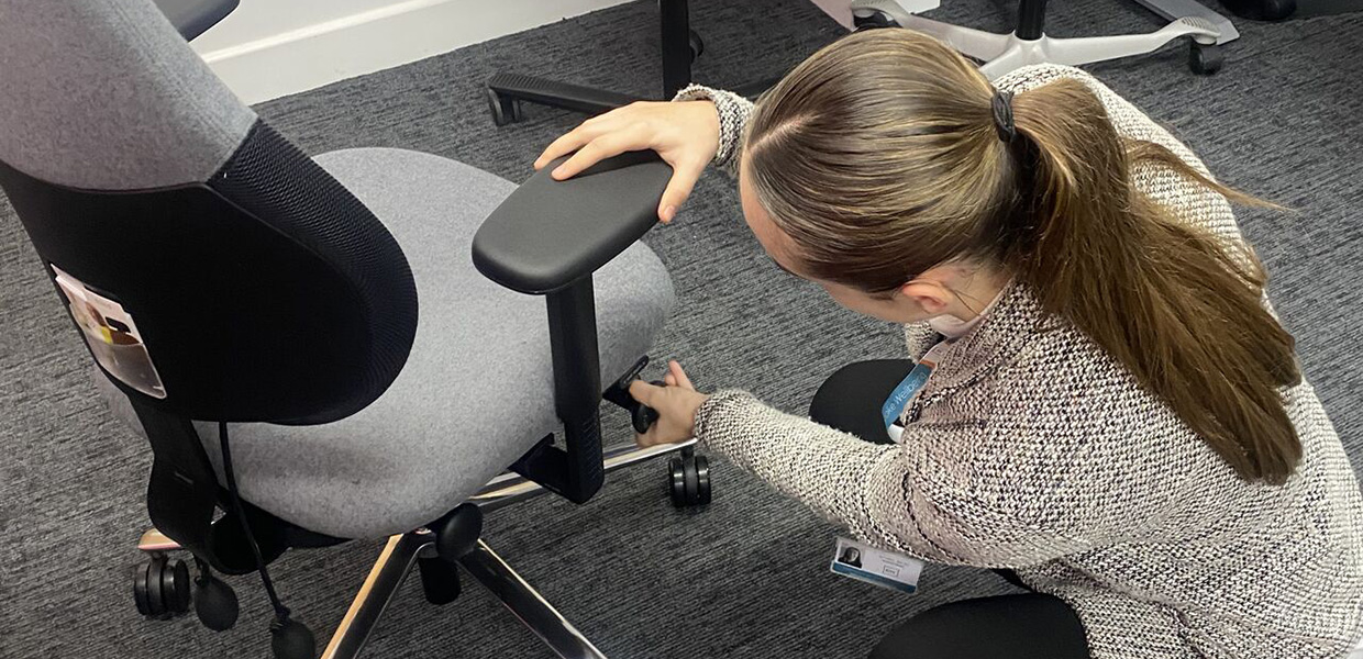 Ergo Train Chair Setup